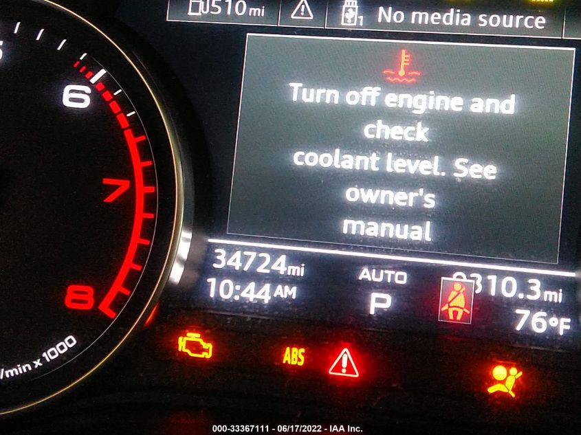 2020 AUDI A5 SPORTBACK PREMIUM WAUANCF51LA009246