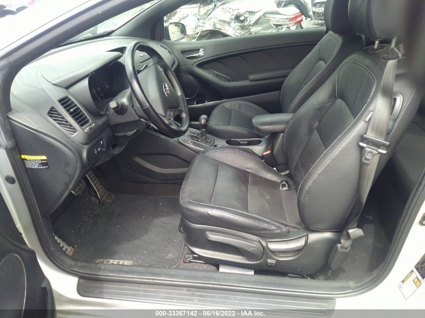 2015 KIA FORTE KOUP SX KNAFZ6A37F5297434