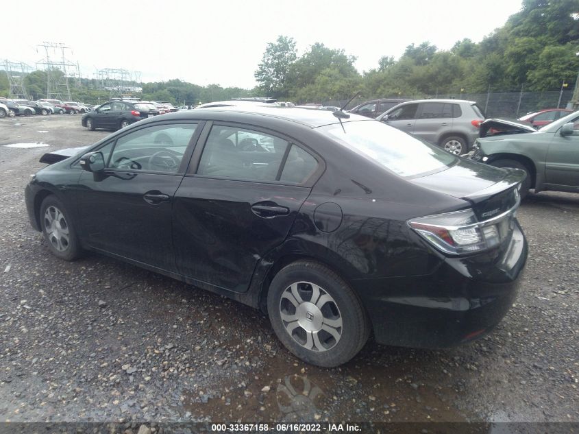 2013 HONDA CIVIC HYBRID 19XFB4F28DE002547