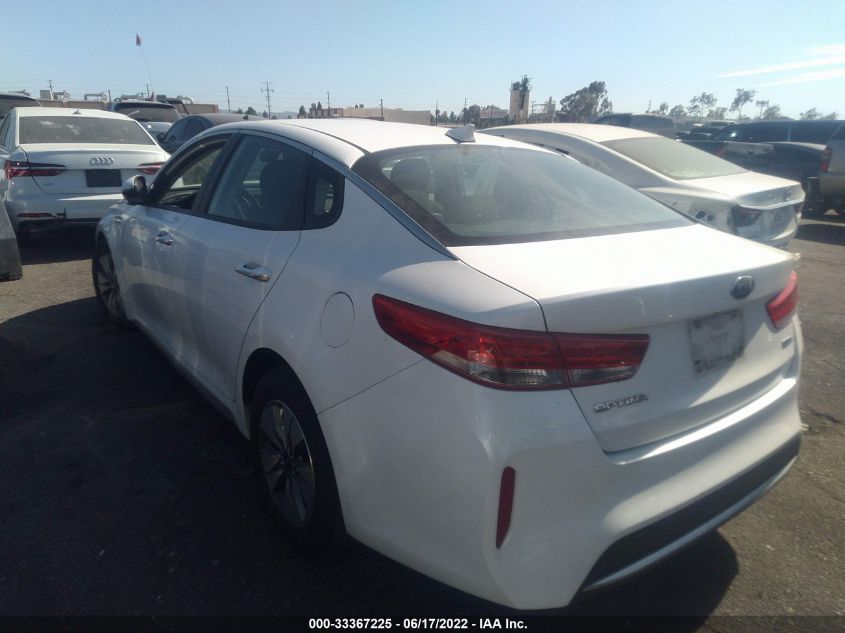 2017 KIA OPTIMA HYBRID BASE KNAGT4LC9H5005194