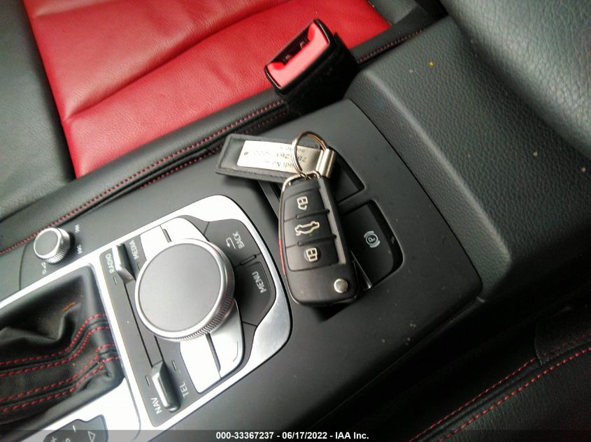 2015 AUDI S3/A3 PREMIUM PLUS WAUBFGFF7F1061499