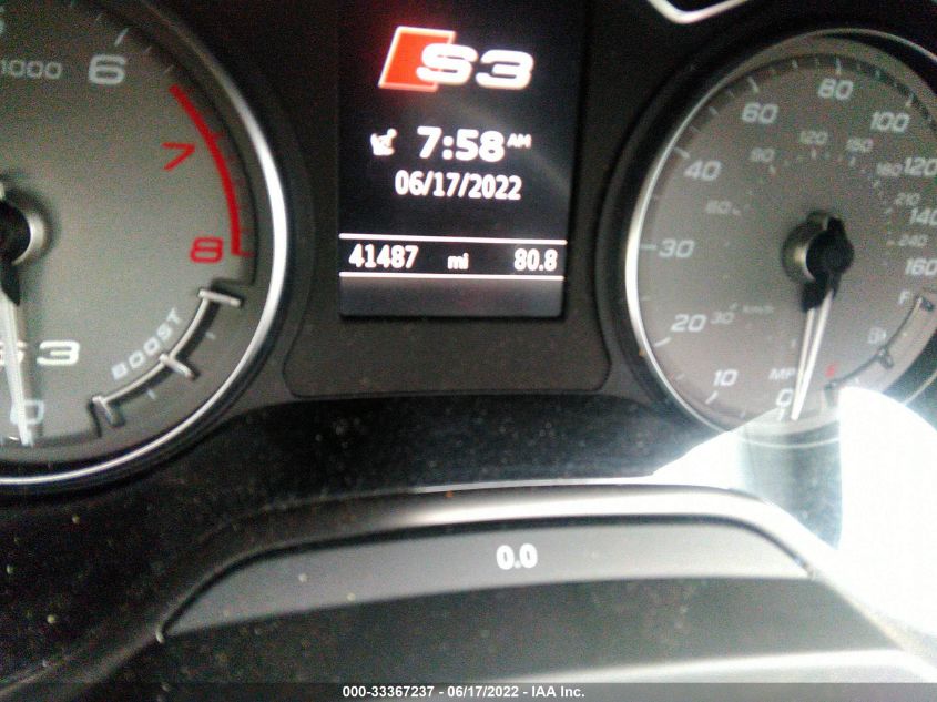 2015 AUDI S3/A3 PREMIUM PLUS WAUBFGFF7F1061499