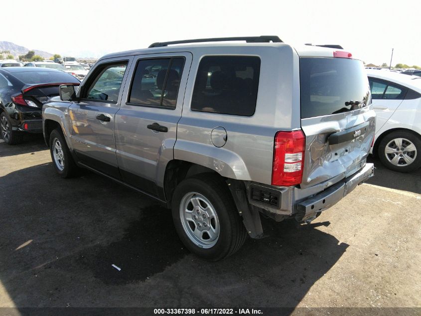 2016 JEEP PATRIOT SPORT 1C4NJPBB9GD807887