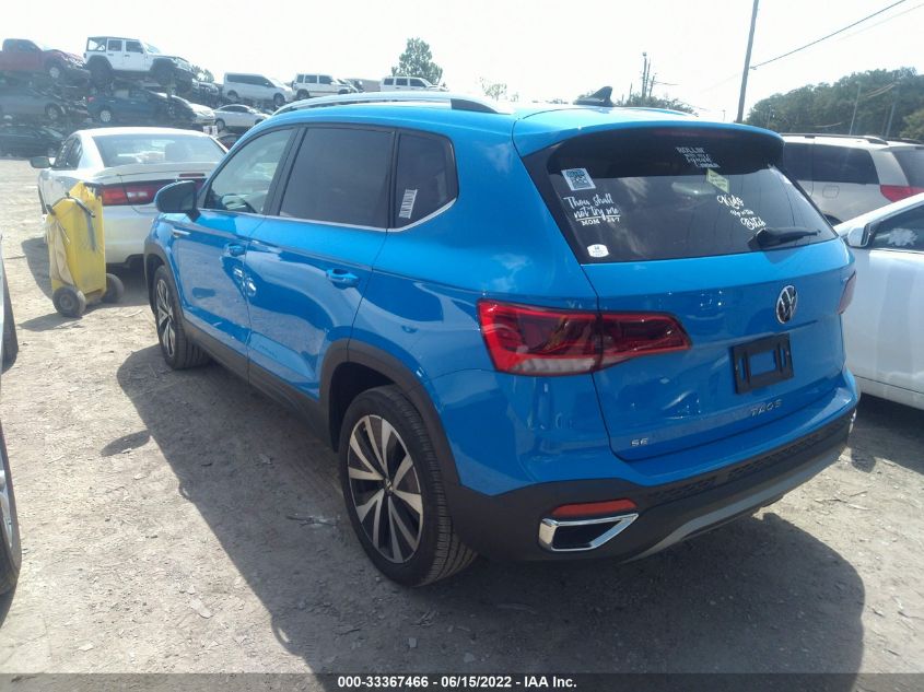 2022 VOLKSWAGEN TAOS SE 3VVTX7B20NM014213
