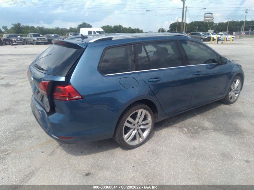 2015 VOLKSWAGEN GOLF SPORTWAGEN TDI SEL 3VWCA7AU5FM517351