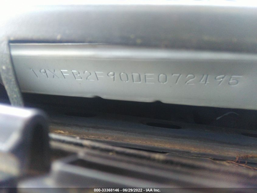 2013 HONDA CIVIC SDN EX-L 19XFB2F90DE072495