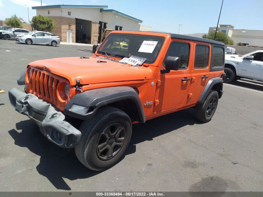 2018 JEEP WRANGLER UNLIMITED SPORT S 1C4HJXDG0JW192079