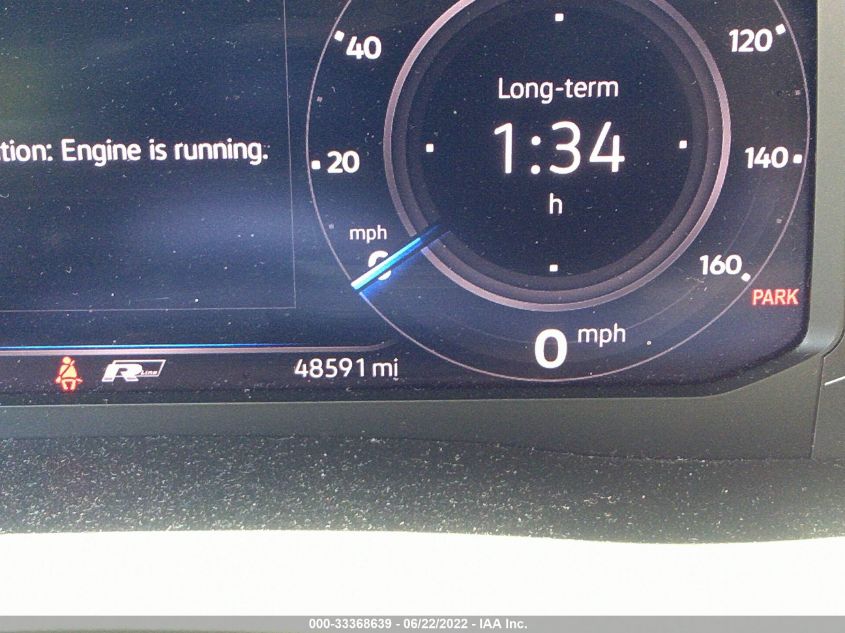 2021 VOLKSWAGEN ATLAS 3.6L V6 SEL PREMIUM 1V2TR2CA1MC514736
