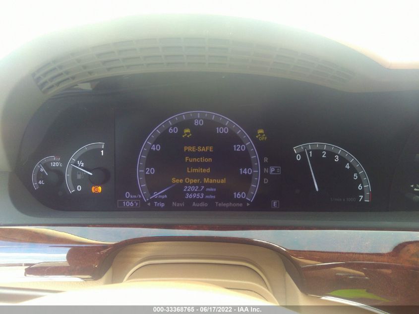 2013 MERCEDES-BENZ S-CLASS S 550 WDDNG7DB9DA505479