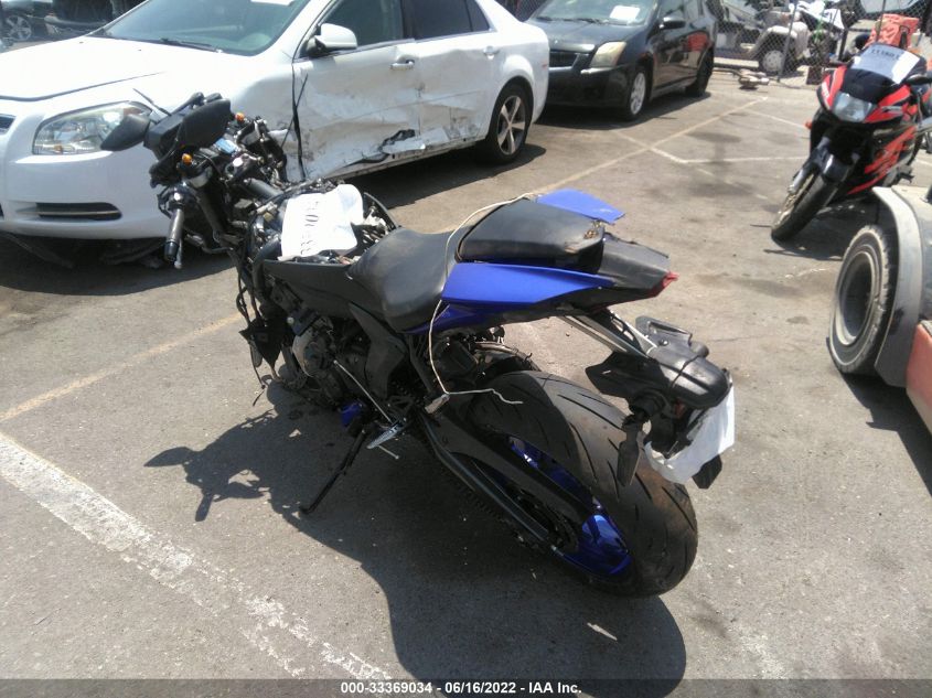 2022 YAMAHA YZFR7 JYARM38Y8NA000817