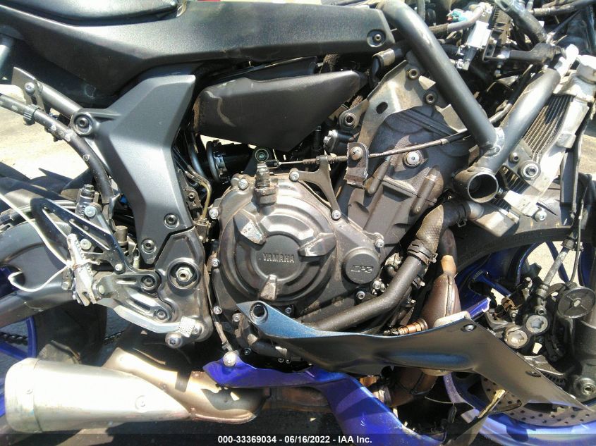 2022 YAMAHA YZFR7 JYARM38Y8NA000817
