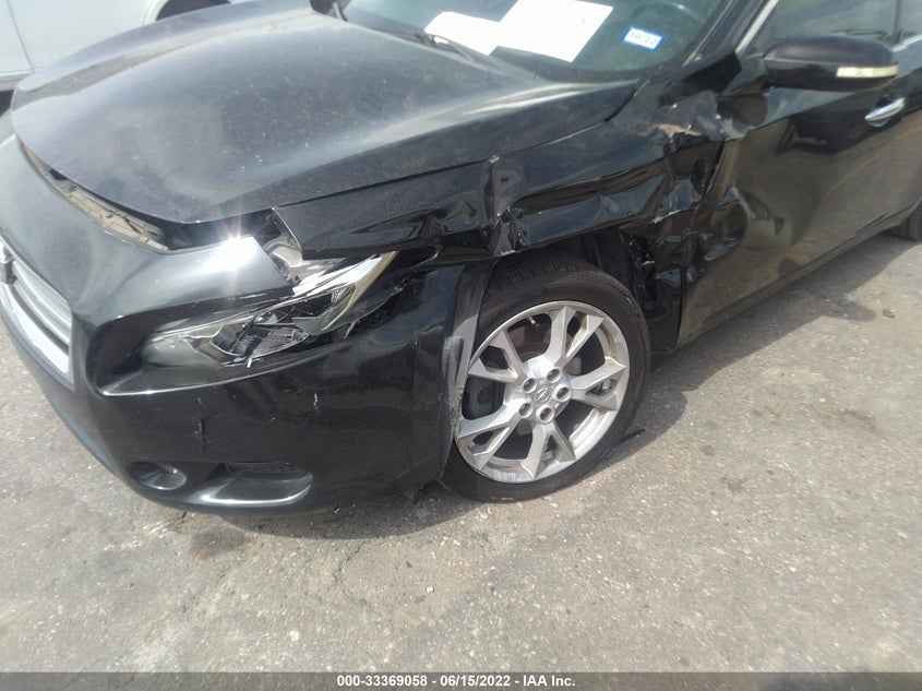 2012 NISSAN MAXIMA VIN: 1N4AA5APXCC822033