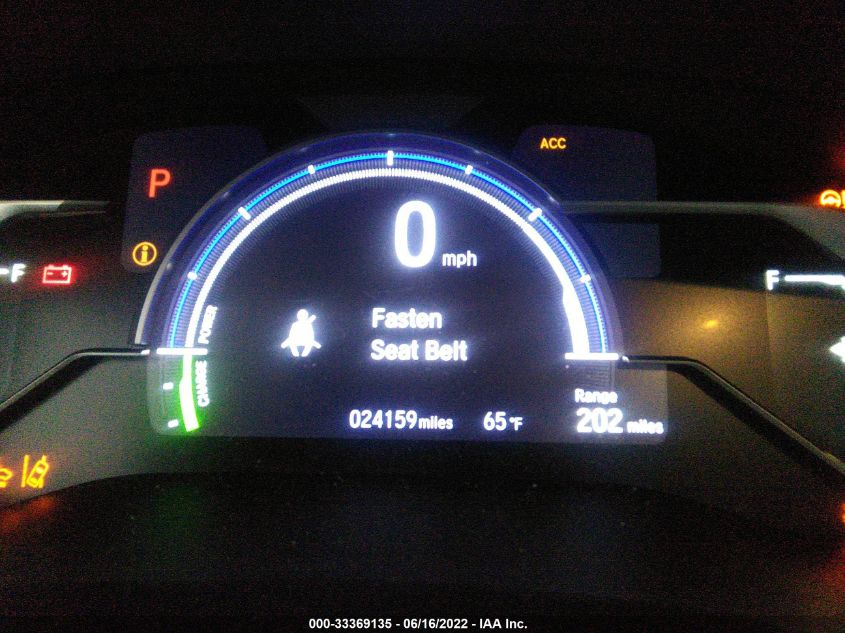 2019 HONDA CLARITY PLUG-IN HYBRID TOURING JHMZC5F33KC001205