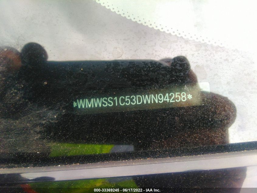 2013 MINI COOPER PACEMAN WMWSS1C53DWN94258