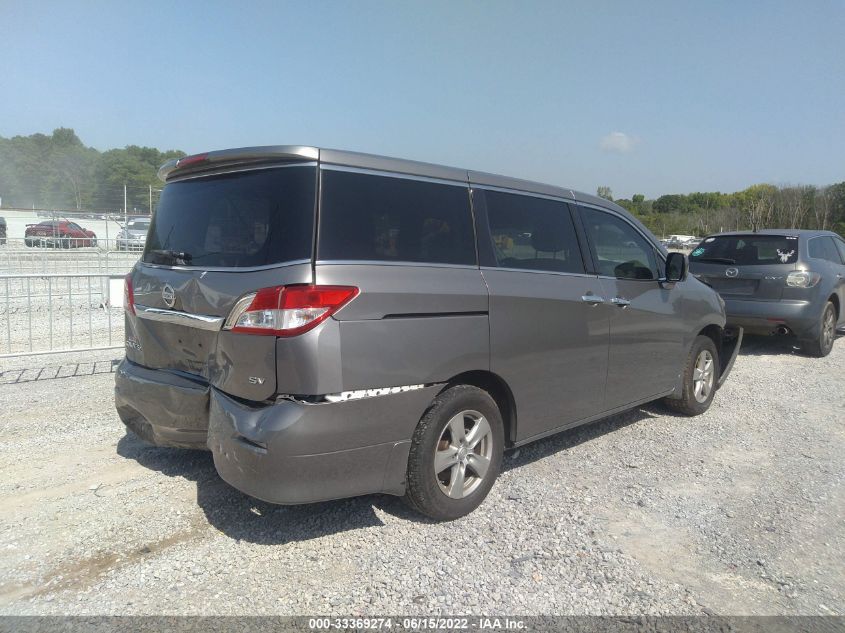 2013 NISSAN QUEST SV JN8AE2KP3D9066141