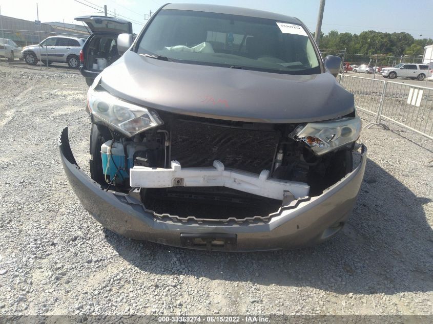 2013 NISSAN QUEST SV JN8AE2KP3D9066141