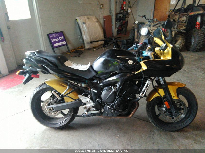 2007 YAMAHA FZ6 SHG JYARJ13Y67A000175
