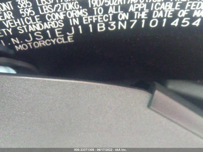 2022 SUZUKI GSX1300 RR JS1EJ11B3N7101454