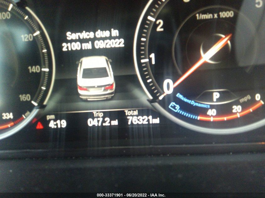 2015 BMW 7 SERIES 750LI XDRIVE WBAYF8C50FD654759