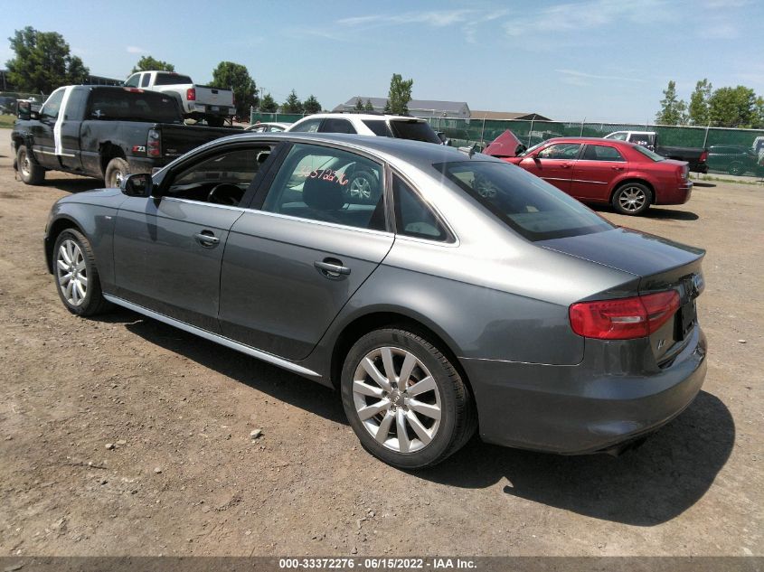 2015 AUDI A4 PREMIUM WAUBFAFL6FN005629