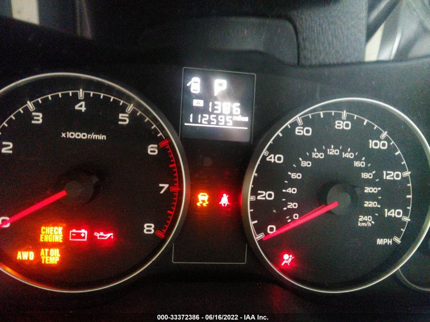 2013 SUBARU LEGACY 2.5I 4S3BMBA6XD3010194