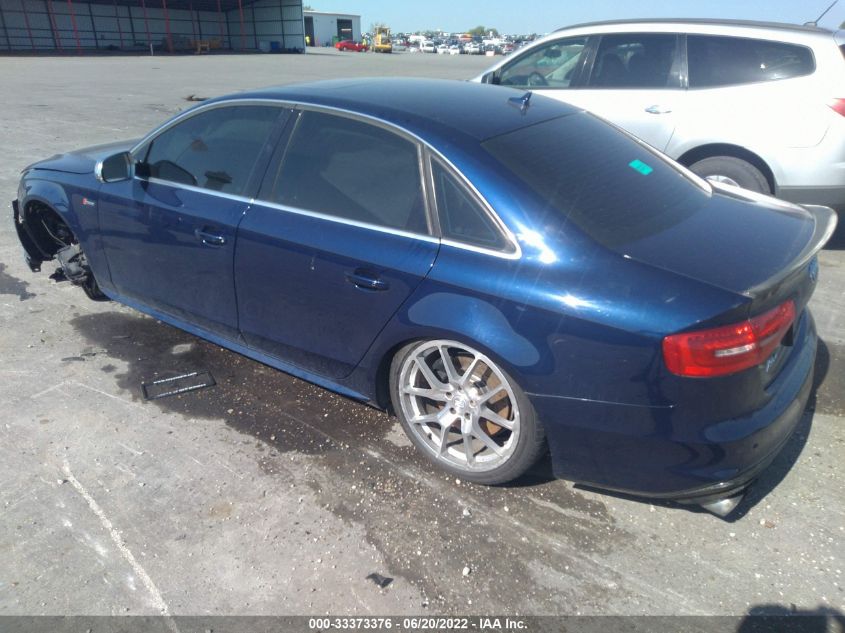 2013 AUDI S4 PREMIUM PLUS WAUDGAFL0DA253725