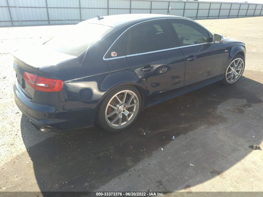 2013 AUDI S4 PREMIUM PLUS WAUDGAFL0DA253725