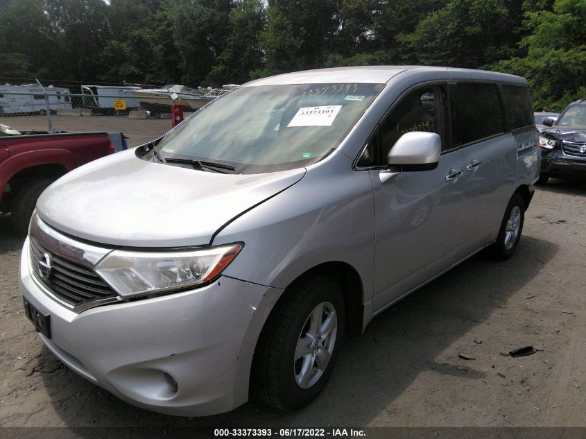 2014 NISSAN QUEST SV JN8AE2KP3E9106803