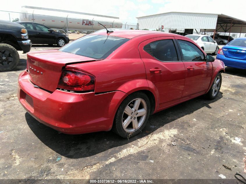 2013 DODGE AVENGER SE 1C3CDZAB4DN648699