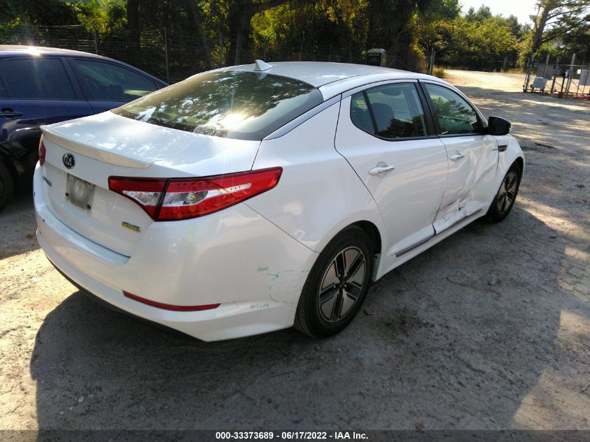 2013 KIA OPTIMA HYBRID LX KNAGM4AD3D5053163