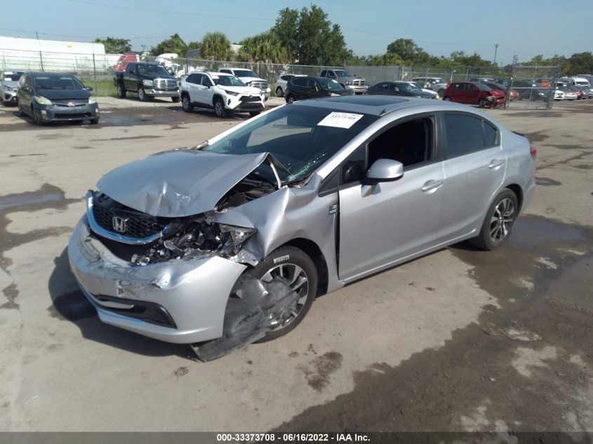 2013 HONDA CIVIC SDN EX 19XFB2F80DE230857