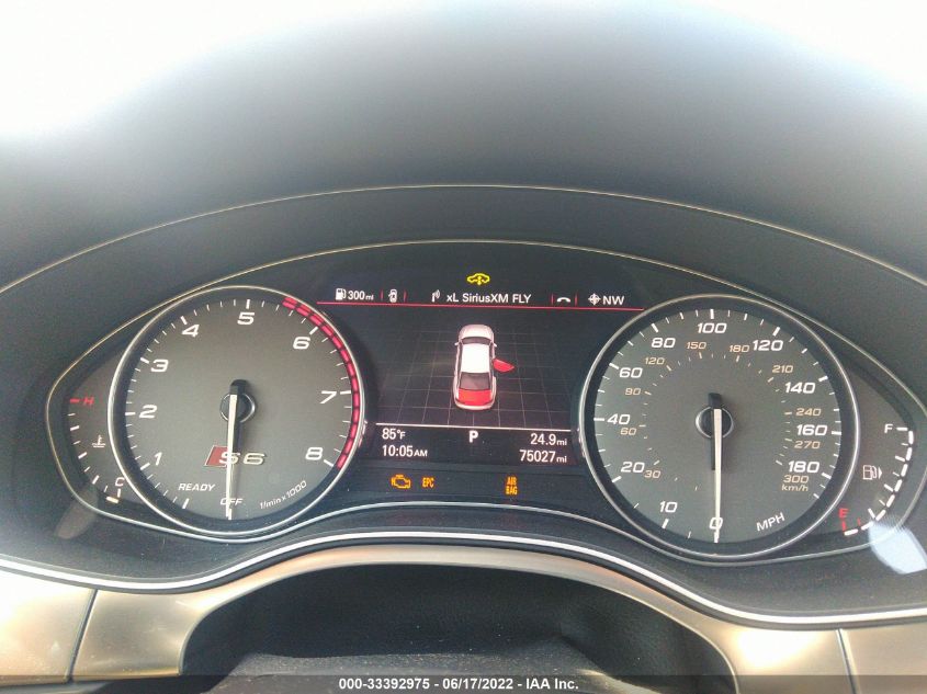 2016 AUDI S6 PRESTIGE WAUH2AFC4GN089098