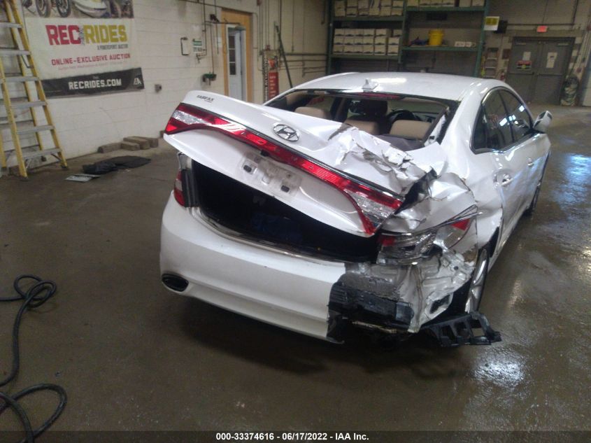 2014 HYUNDAI AZERA KMHFG4JG4EA396715