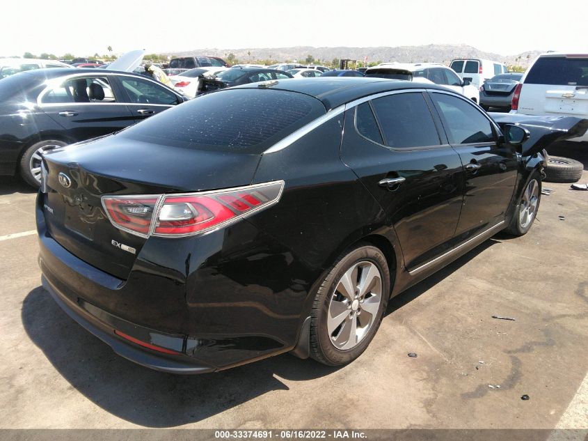 2014 KIA OPTIMA HYBRID EX KNAGN4AD2E5067554