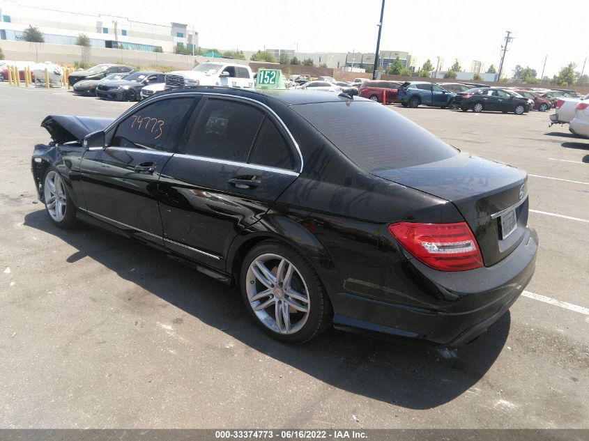 2014 MERCEDES-BENZ C-CLASS C 250 WDDGF4HB1EA955956