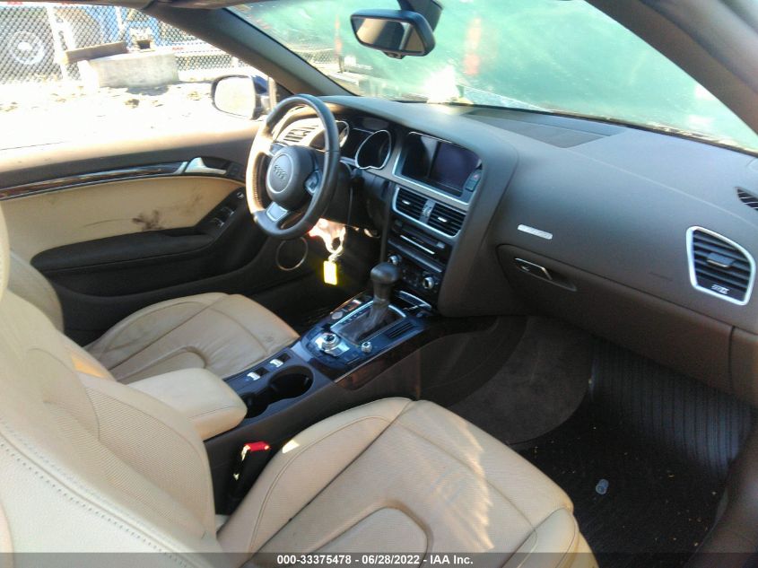 2015 AUDI A5 PREMIUM PLUS WAUMFAFH2FN004689