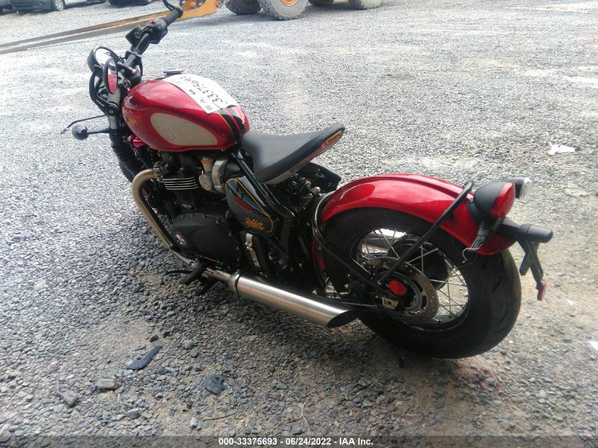 2022 TRIUMPH MOTORCYCLE BONNEVILLE BOBBER SMTD53HL1NTAX5450