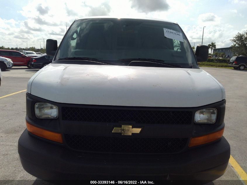 2013 CHEVROLET EXPRESS CARGO VAN 1GCSHAF45D1172512
