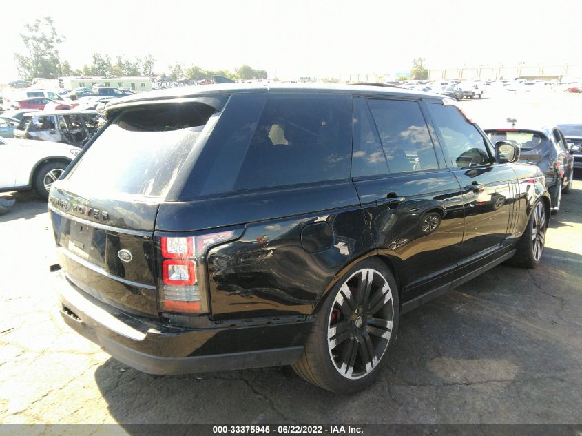 2017 LAND ROVER RANGE ROVER SUPERCHARGED SALGS2FE8HA326294