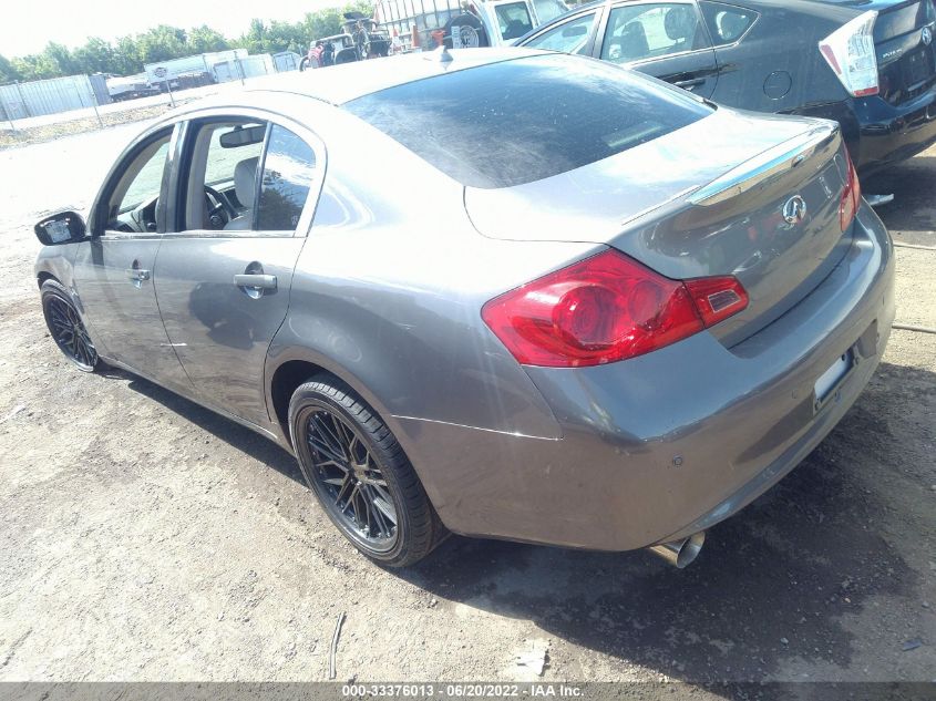2013 INFINITI G37 SEDAN JOURNEY/SPORT JN1CV6AP3DM301389