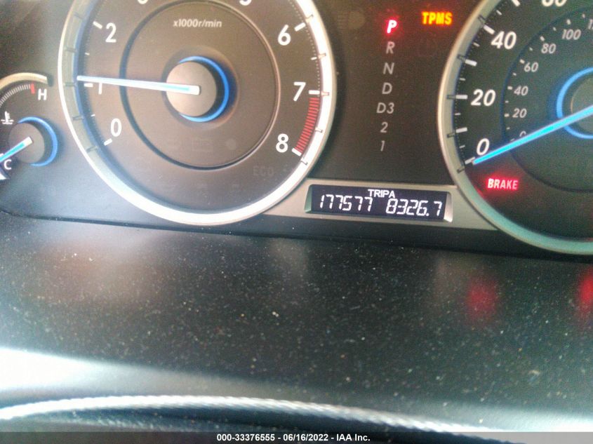 2013 HONDA CROSSTOUR EX-L 5J6TF3H57DL003537