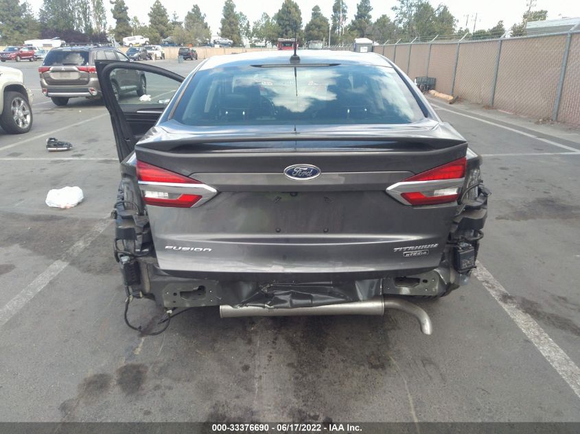 2020 FORD FUSION ENERGI TITANIUM 3FA6P0SU9LR264575