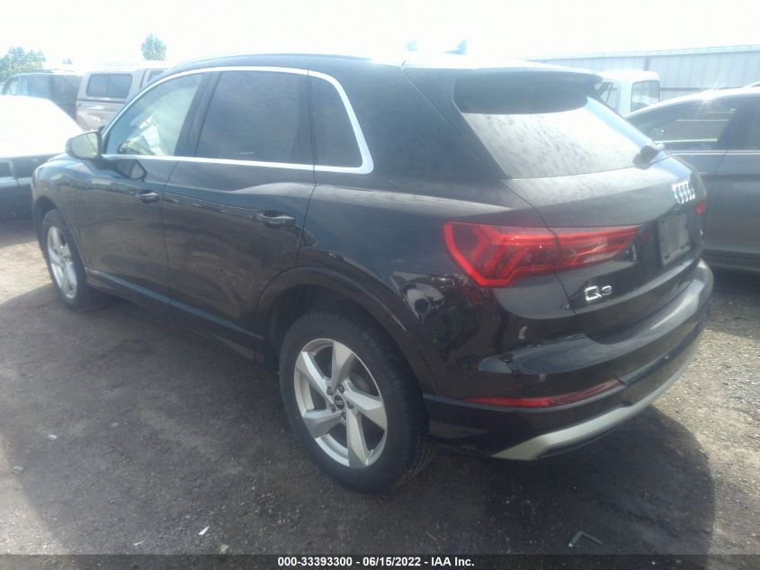 2021 AUDI Q3 PREMIUM WA1AUCF32M1058696