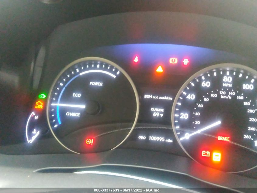 2014 LEXUS ES 300H 300H JTHBW1GG1E2066311