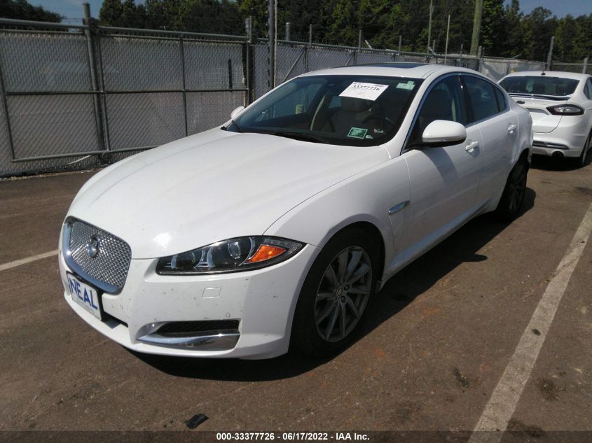 2013 JAGUAR XF I4 RWD SAJWA0ES2DPU08418