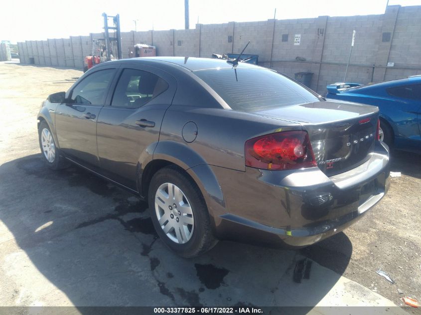 2014 DODGE AVENGER SE 1C3CDZAB4EN224375