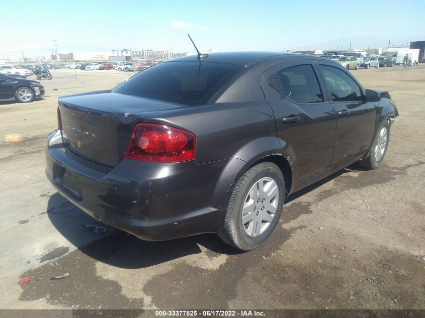 2014 DODGE AVENGER SE 1C3CDZAB4EN224375