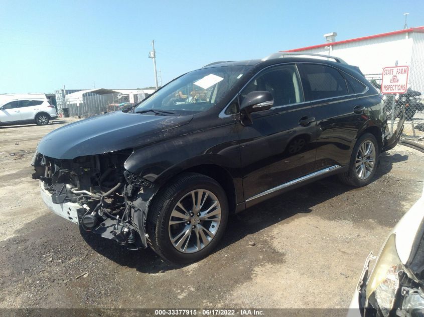 2013 LEXUS RX 450H 450 JTJBC1BA1D2054166