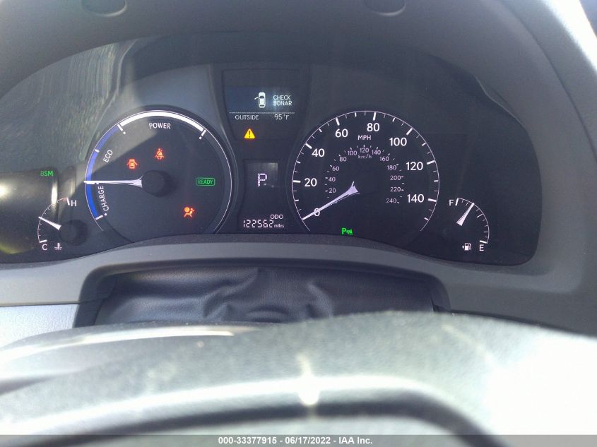 2013 LEXUS RX 450H 450 JTJBC1BA1D2054166