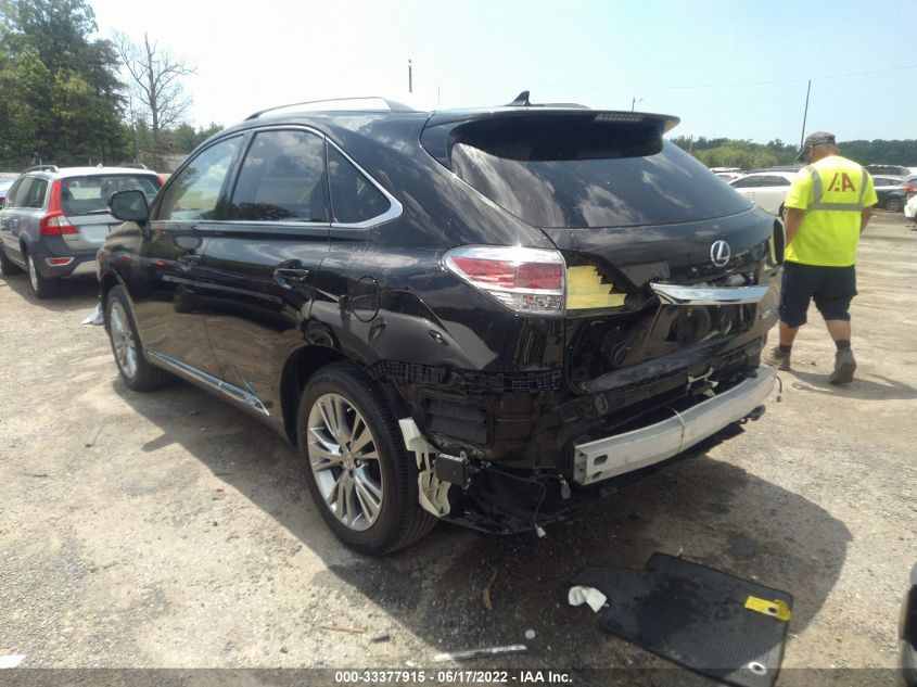 2013 LEXUS RX 450H 450 JTJBC1BA1D2054166